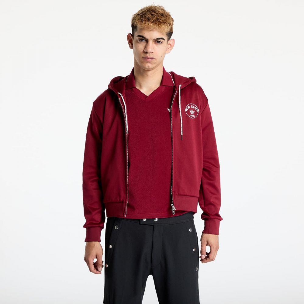 Mikina adidas x Wales Bonner Track Hoodie Red/ Collegiate Burgundy L