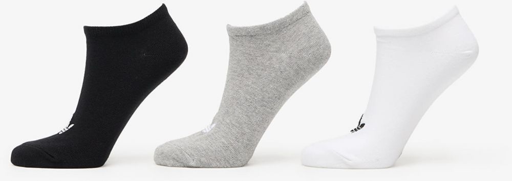 adidas Liner Socks 3-Pack White/Grey/Black L
