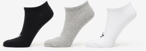 adidas Liner Socks 3-Pack White/Grey/Black L
