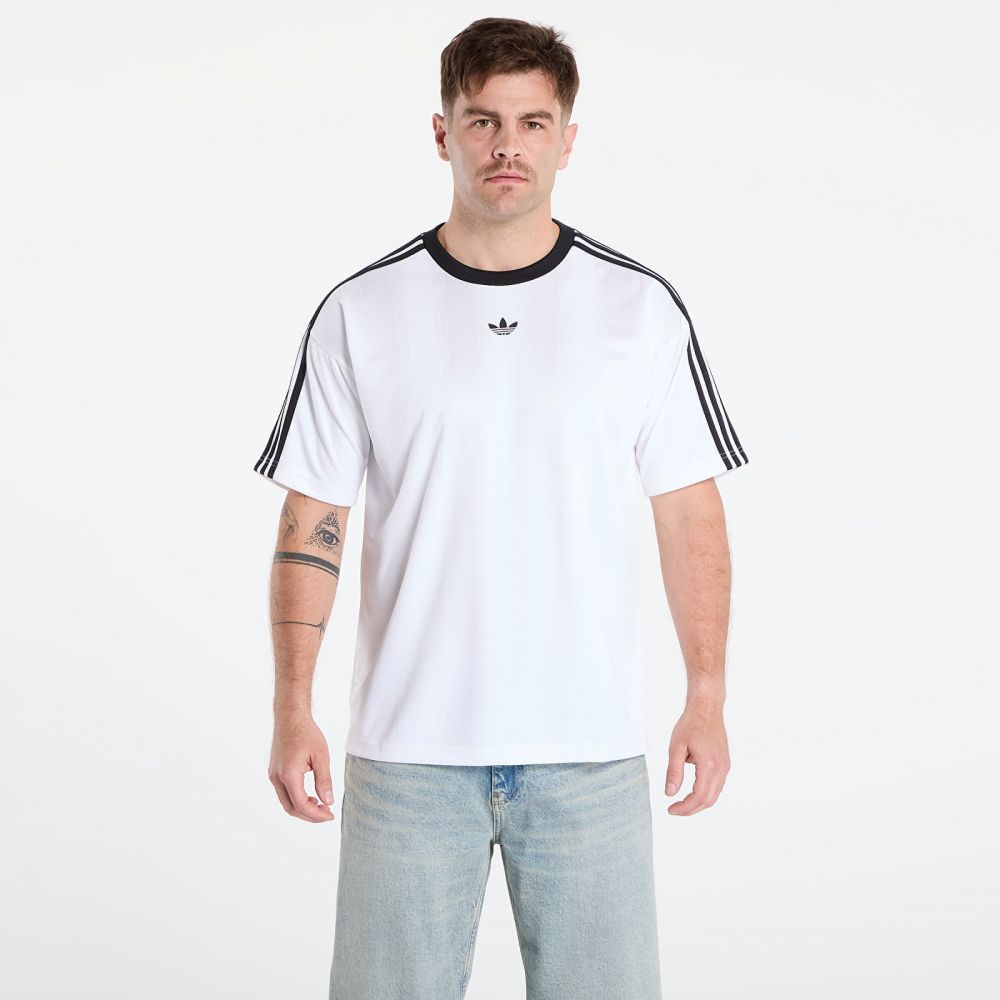 Tričko adidas Jacquard Jersey White/ Black M