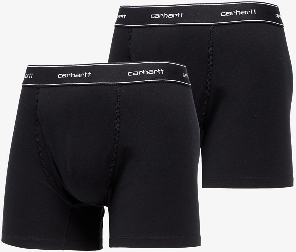 Carhartt WIP Cotton Trunks 2-Pack Black/ Black XS