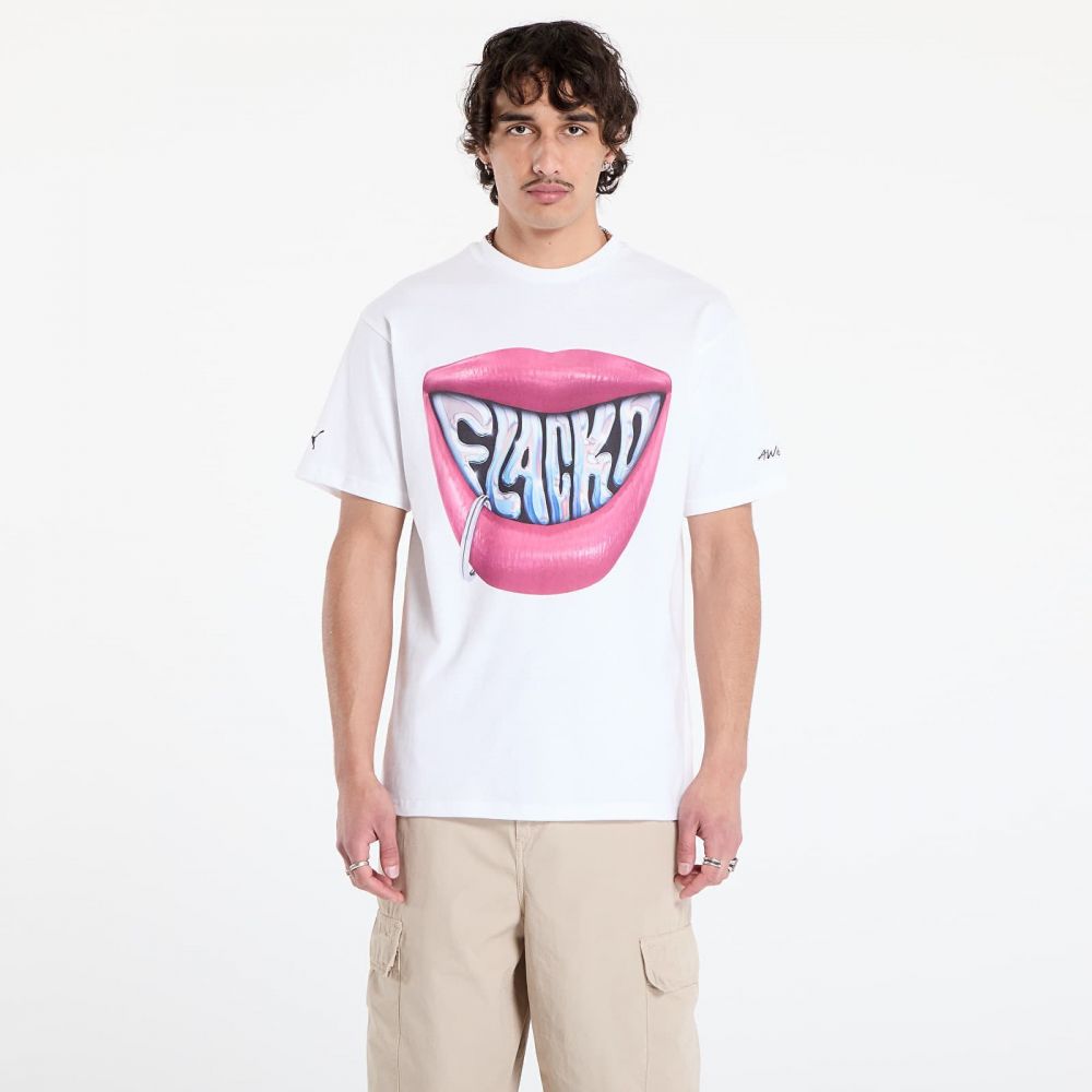 Tričko PUMA x A$AP ROCKY FLACKO Smile Tee PUMA White XXL
