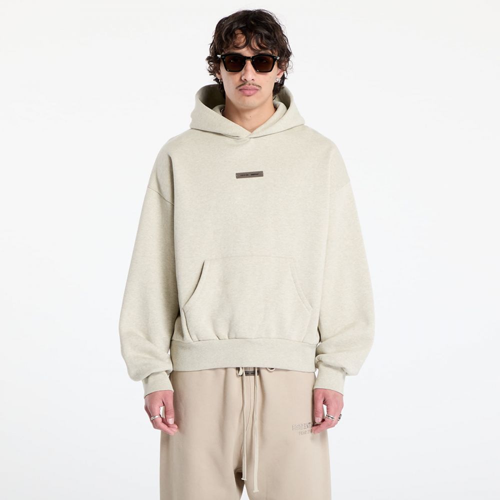 Mikina Fear of God Essentials Classic Hoodie Heather Stone M