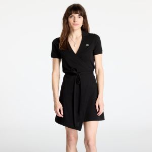 LACOSTE Stretch Mini Pique Dress Black S