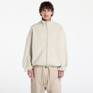 Mikina Fear of God Essentials Modern Track Jacket Heather Stone/ Cloud White L