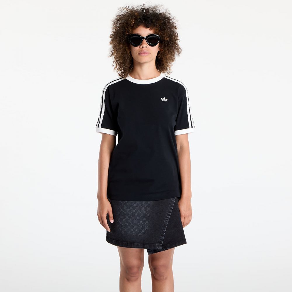 Tričko adidas Originals Ruffle 3-Stripes T-Shirt Black L
