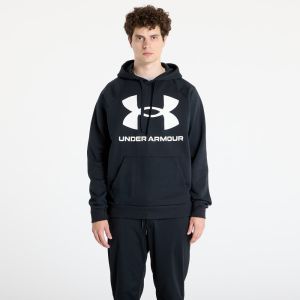 Mikina Under Armour Rival Fleece Big Logo Hoodie Black/ Onyx White L