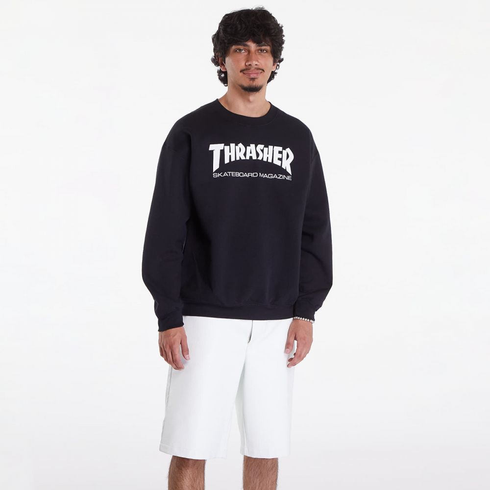 Mikina Thrasher Skate Mag Crewneck Black XXL