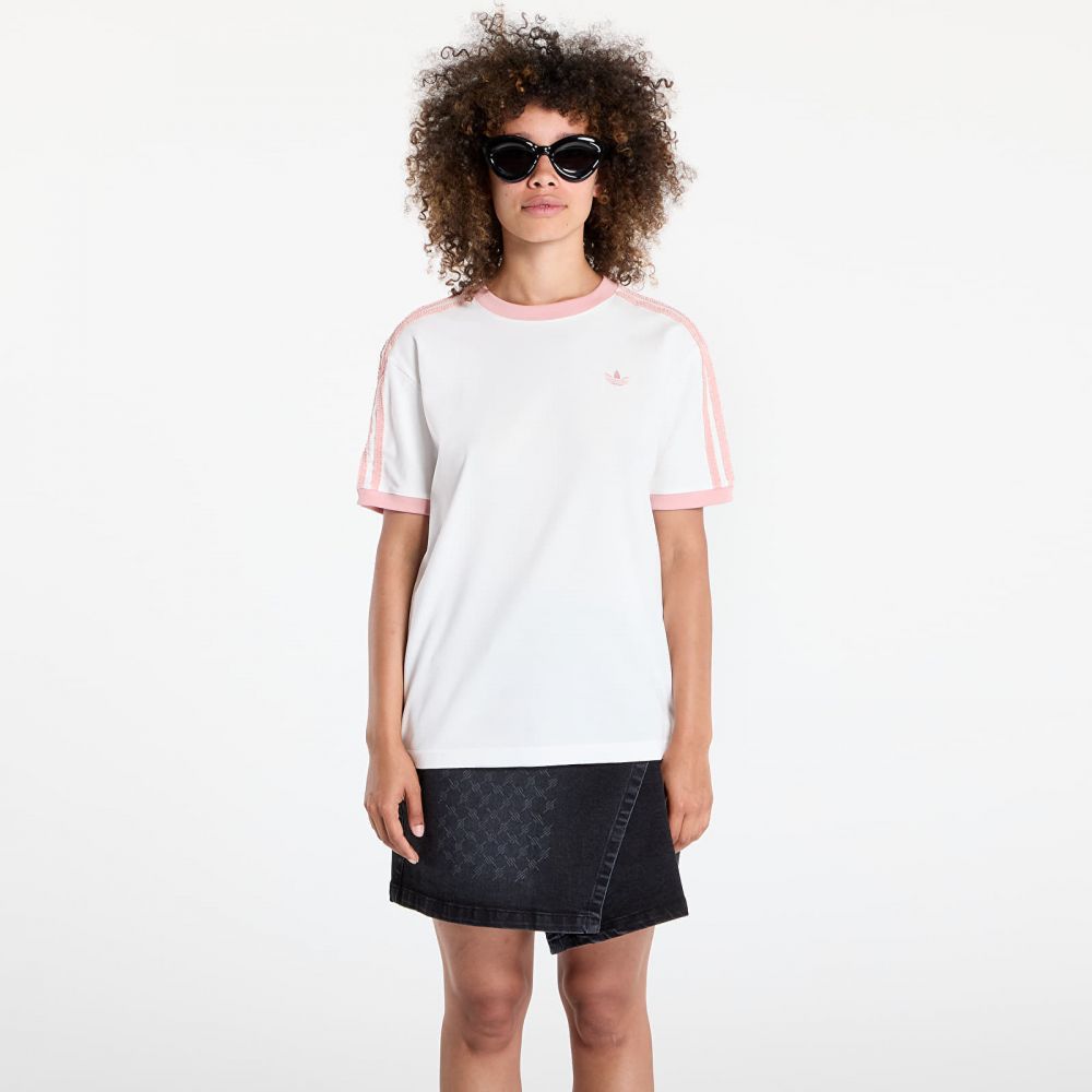 Tričko adidas Originals Ruffle 3-Stripes T-Shirt Off White S