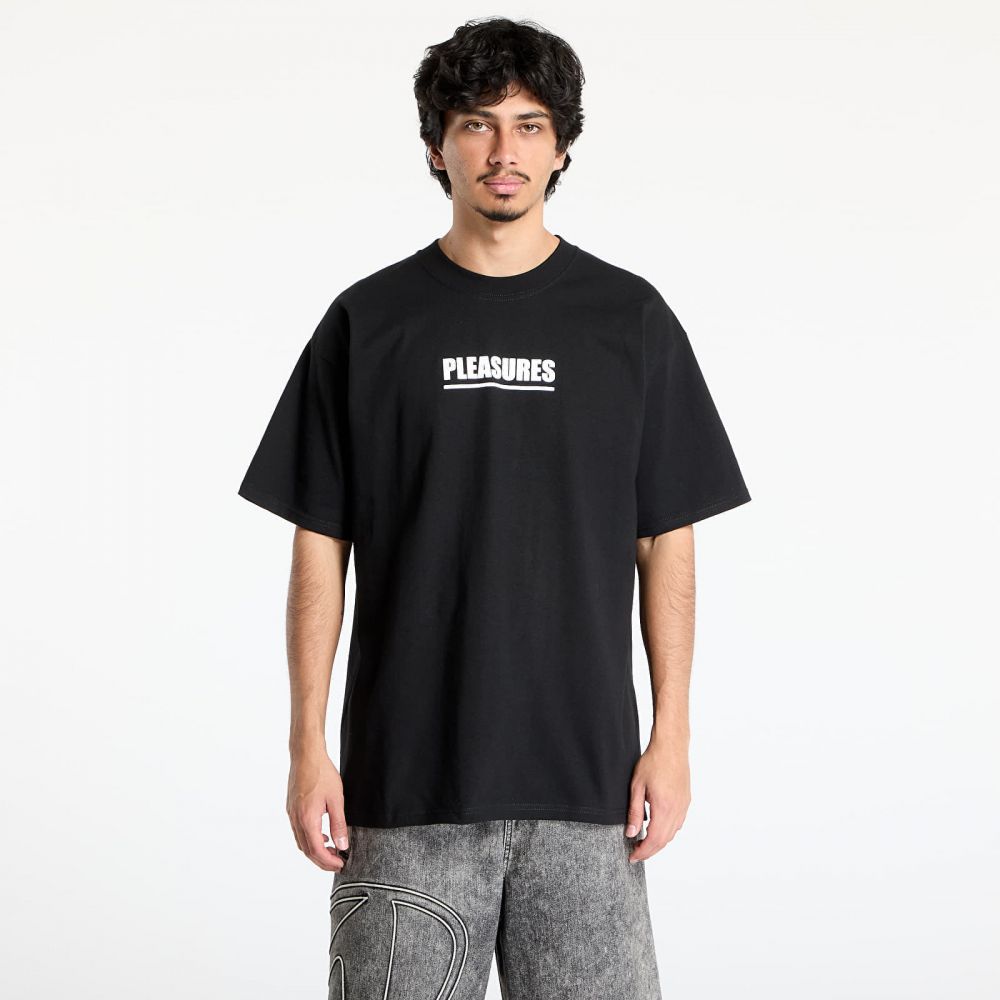 Tričko PLEASURES Scripture T-Shirt Black L