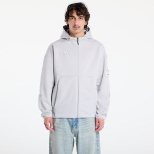 Mikina adidas x Mercedes AMG Silver Full Zip Hoodie Grey Two XL