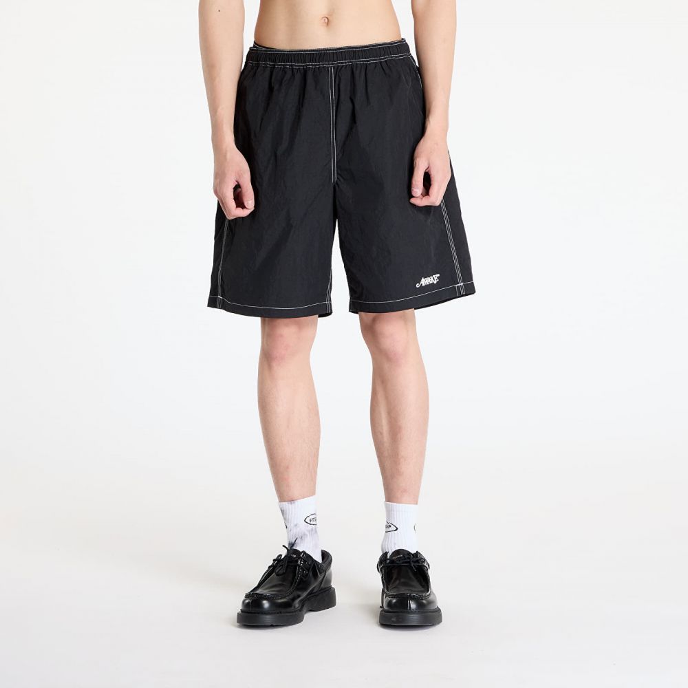 Plavky Awake NY Classic Logo Swim Trunk Black L