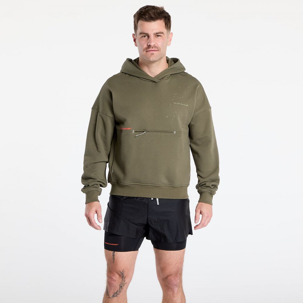 Mikina adidas Adi365 x Hermanos Koumori Running Hoodie Olive Strata L