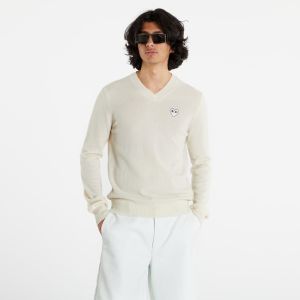 Svetr Comme des Garçons PLAY White Heart Pullover Natural Color M