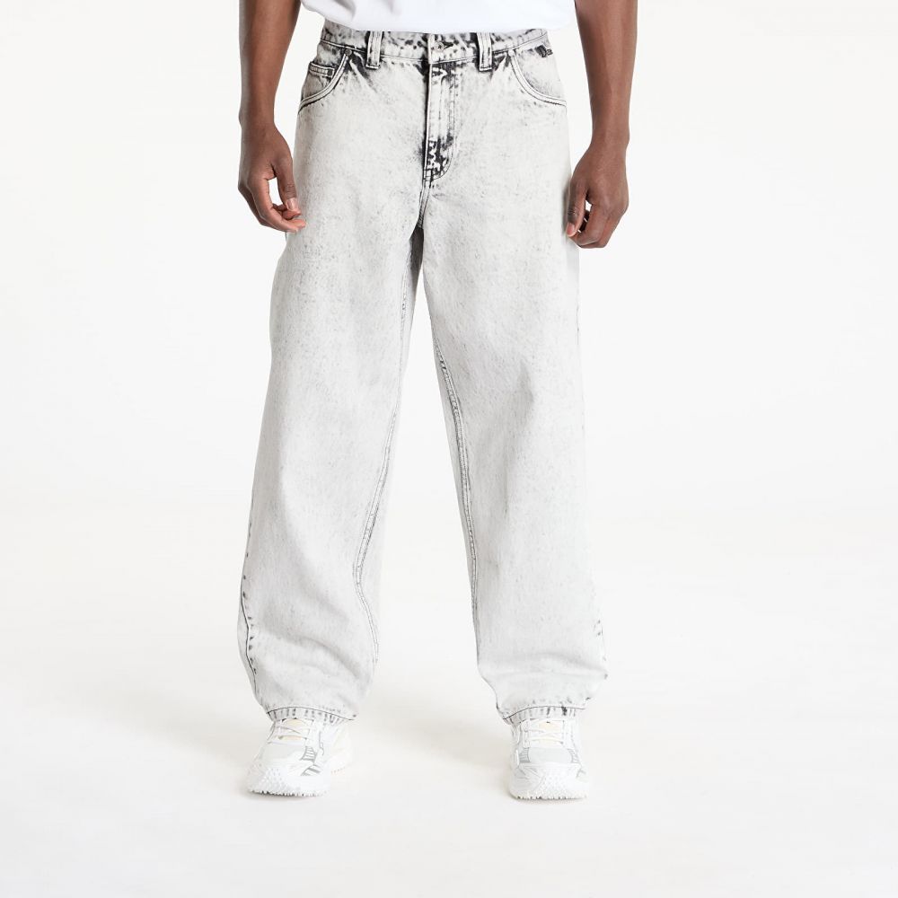Kalhoty DIME Classic Baggy Denim Pants Smoke White 34