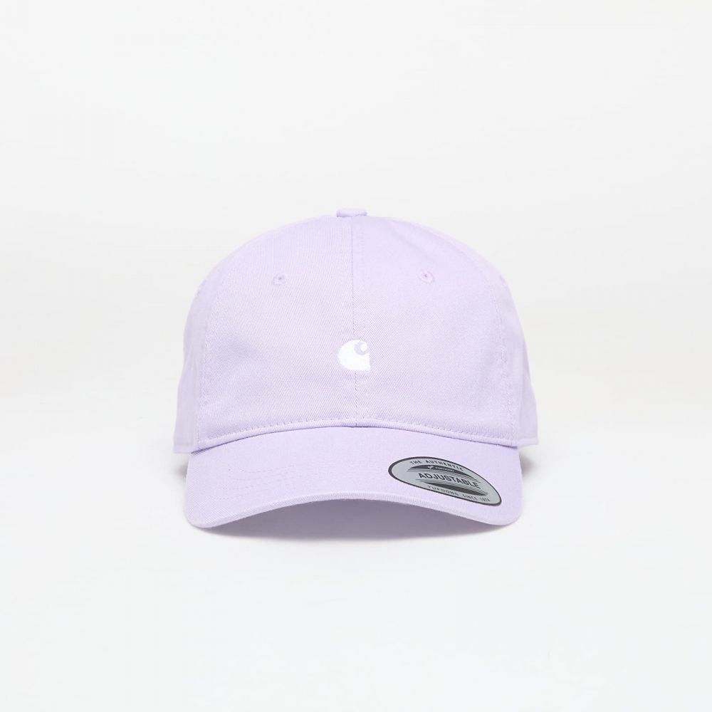 Šiltovka Carhartt WIP Madison Logo Cap Pink Fog/ White Universal