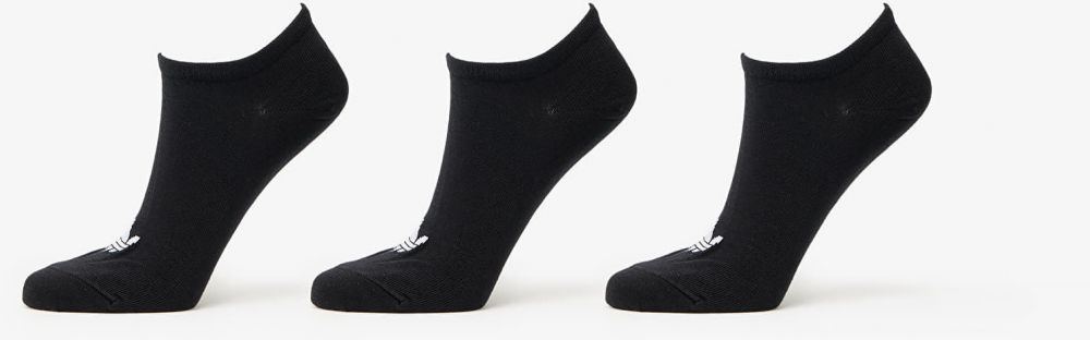 adidas Liner Socks 3-Pack Black/ Medium Grey Heather/ Black L