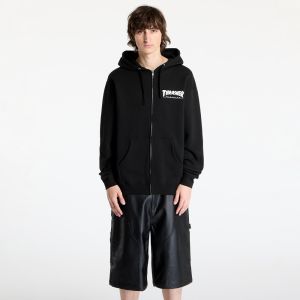 Mikina Thrasher Magazine Logo Zip Hood Black L