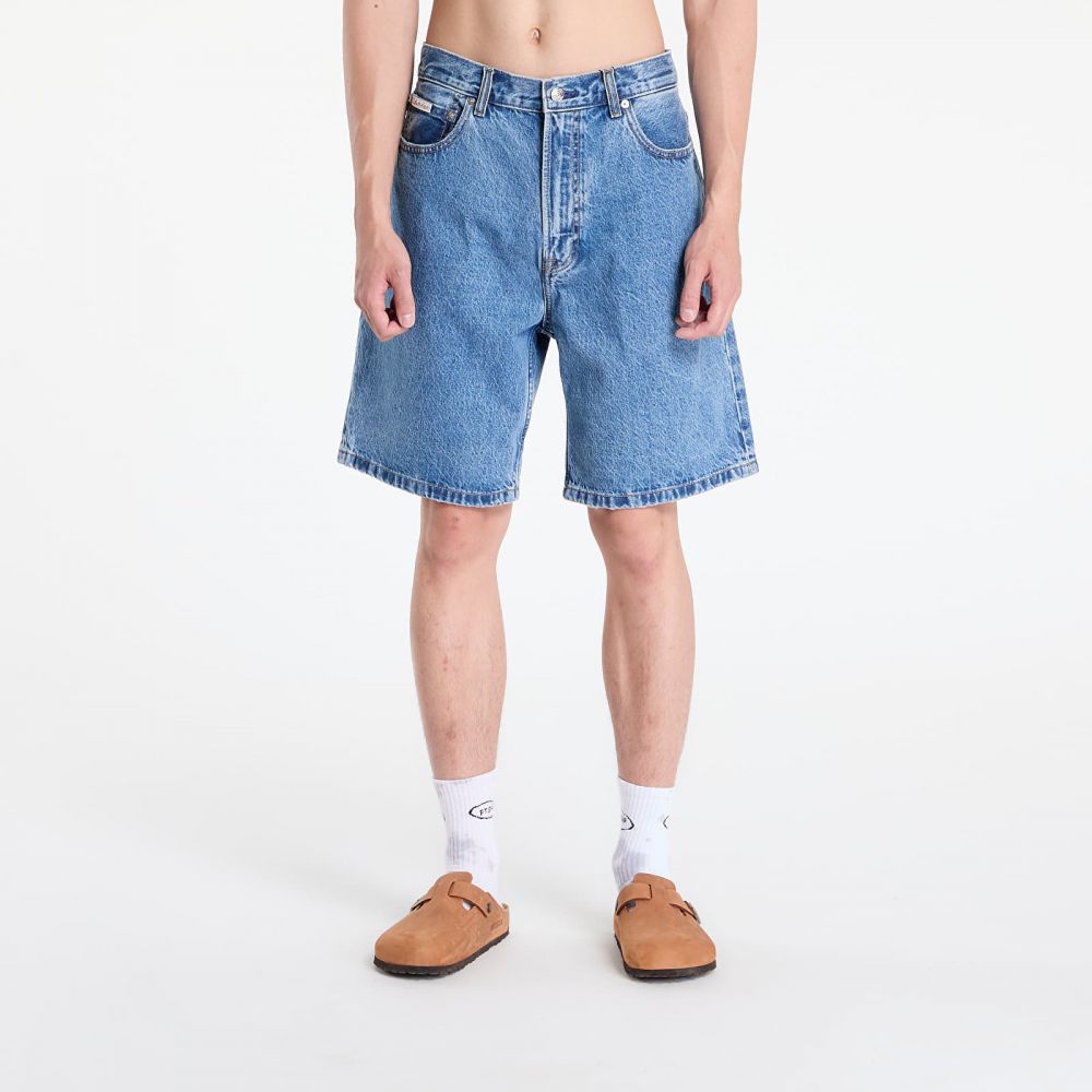 Calvin Klein Jeans 90S Mid Blue Stone Shorts Blue 30