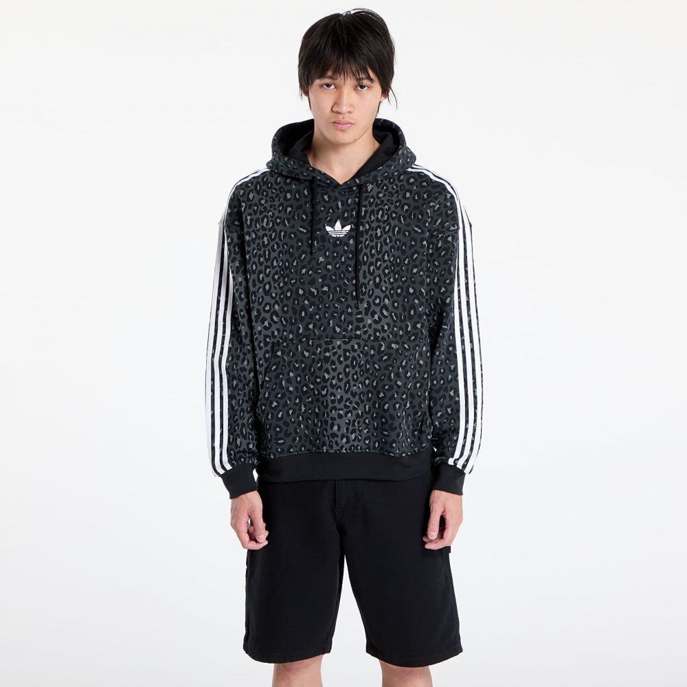 Mikina adidas Graphic All Over Print Leo Hoodie Black L