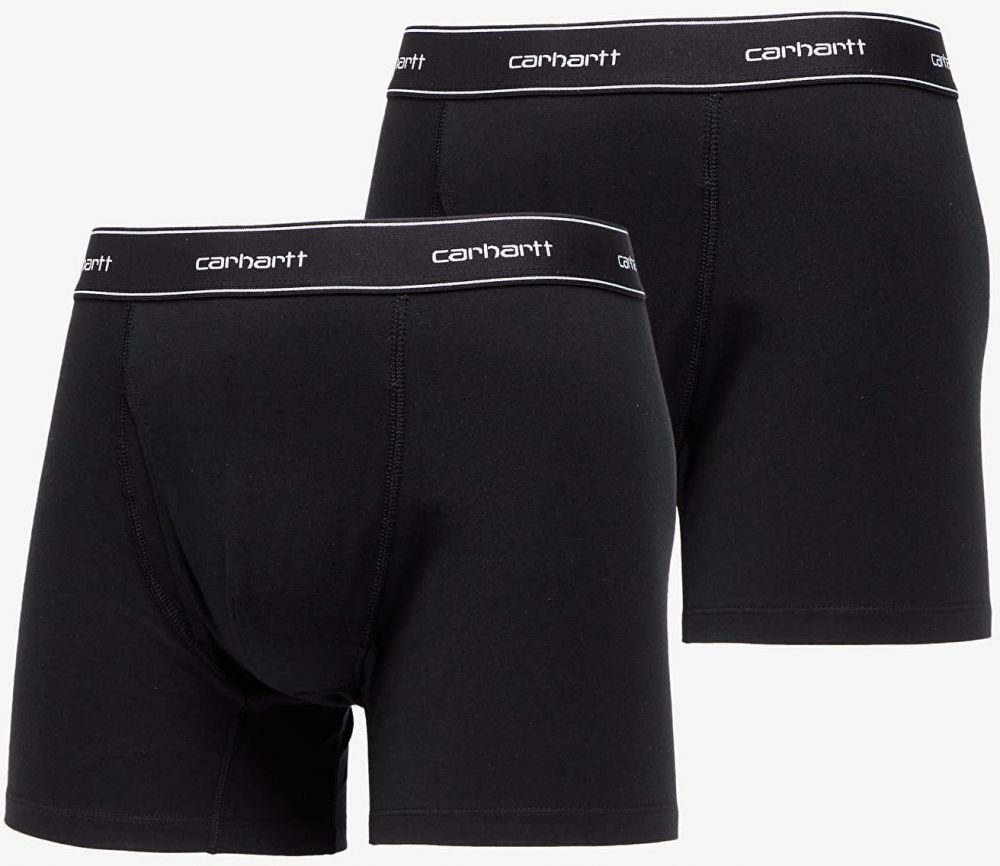 Carhartt WIP Cotton Trunks 2-Pack Black/ Black S
