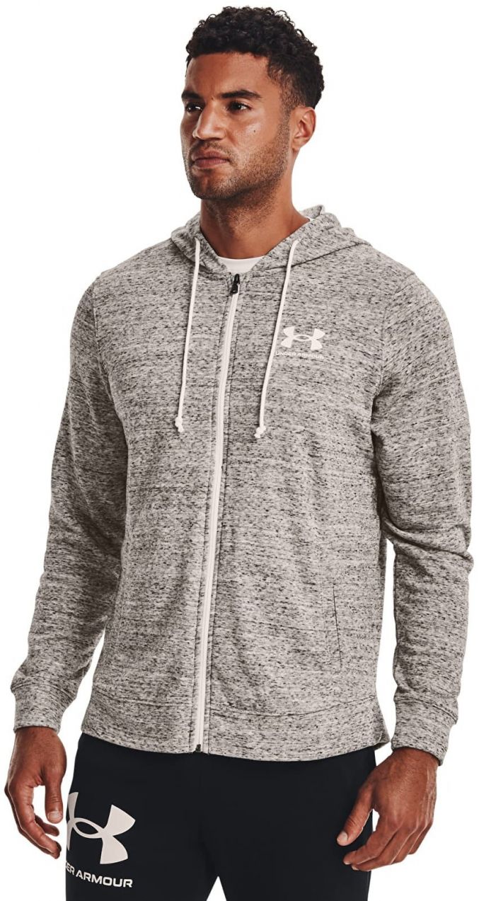 Mikina Under Armour Rival Terry Lc Fz Onyx White/ Onyx White L