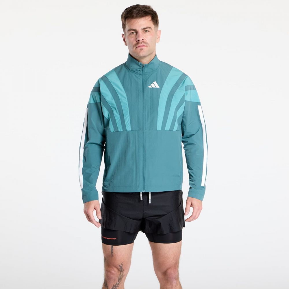 Bunda adidas Adizero Archive Running Jacket Preloved Teal/ Carbon L