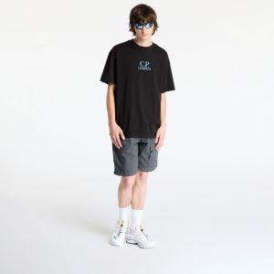 Tričko C.P. Company 30/1 Jersey Graphic Logo T-Shirt Black L