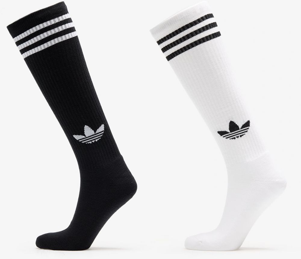 adidas 3S Knee S 2-Pack White/ Black L