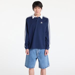 Košeľa adidas Adicolor Rugby Polo Shirt Night Indigo/ White L
