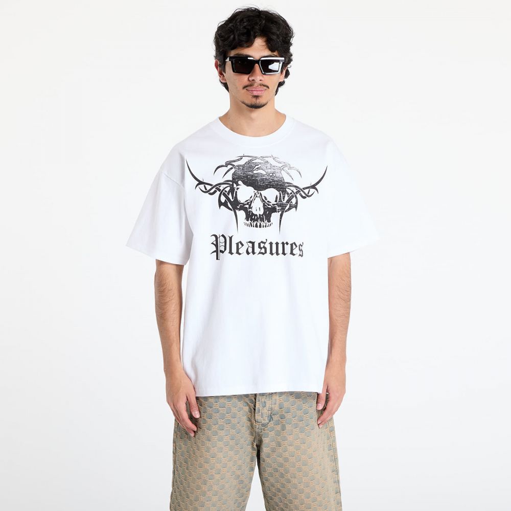 Tričko PLEASURES Tradition T-Shirt White M