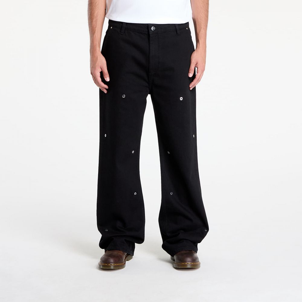 Kalhoty HELIOT EMIL Lux Denim Trousers Black 48