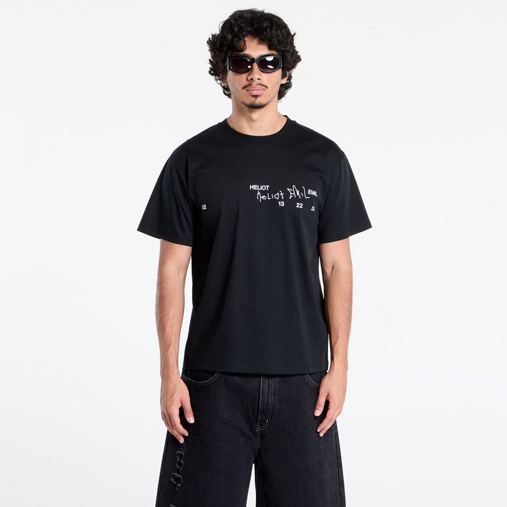 Tričko HELIOT EMIL Fulgens T-Shirt Black M