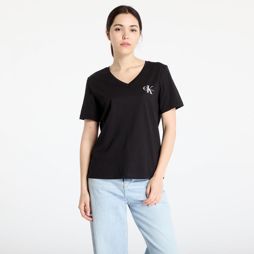 Tričko Calvin Klein Jeans Logo Vn 2 Pack Tee Black L