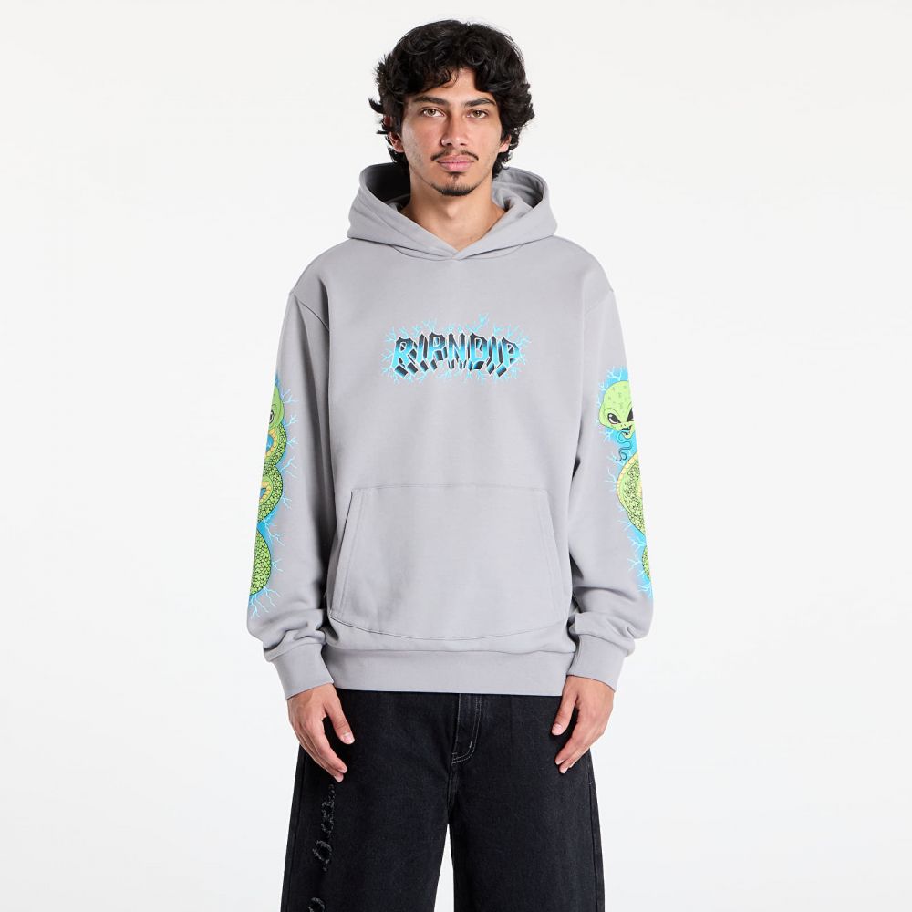 Mikina RIPNDIP Skull And Bones Hoodie Charcoal L