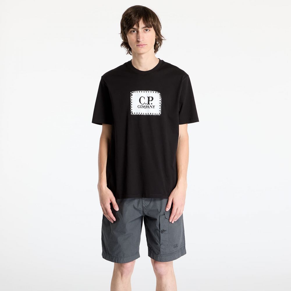 Tričko C.P. Company 30/1 Short Sleeve T-Shirt Black XL