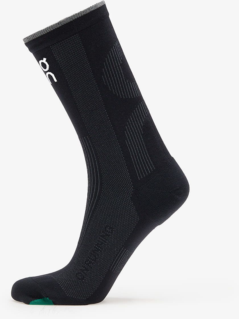 On Elite Run Sock High Black/ Magnet S