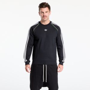 Mikina adidas Piping Crewneck Black/ White L