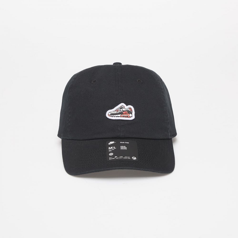 Šiltovka Nike Club Unstructured Air Max 90 Patch Cap Black L/XL