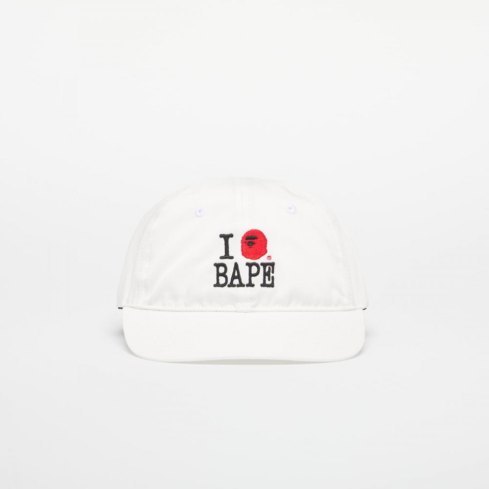 Šiltovka A BATHING APE Logo Cotton Twill Cap White Universal