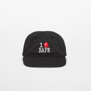 Šiltovka A BATHING APE Logo Cotton Twill Cap Black Universal