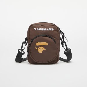 A BATHING APE Ape Head Mini Bag Brown Universal