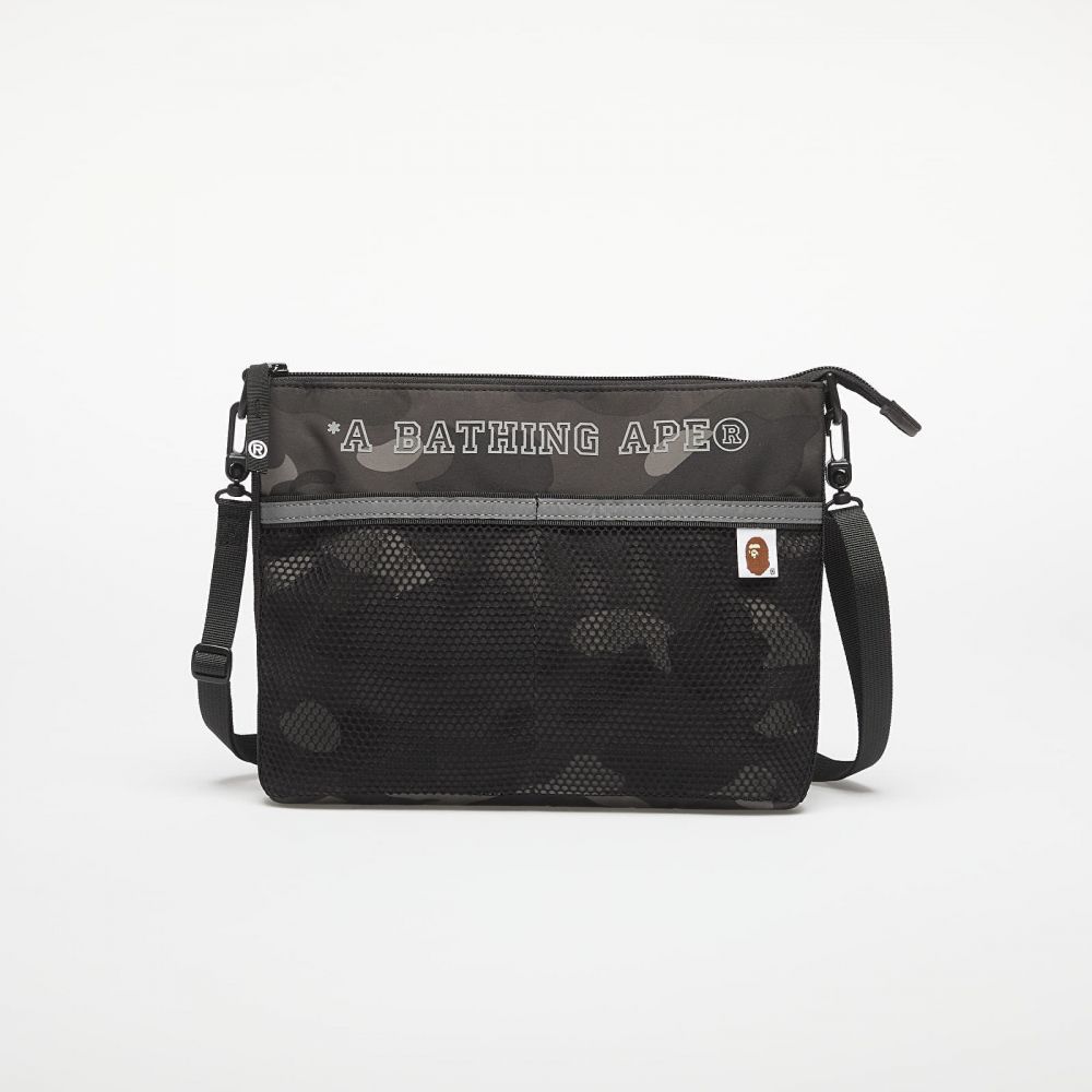 A BATHING APE Color Camo Sacoche Black Universal