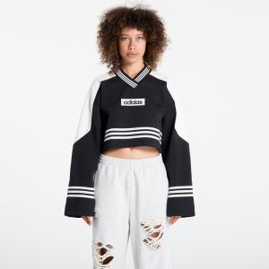 Mikina adidas Blocking Crewneck Sweatshirt Black/ Off White L