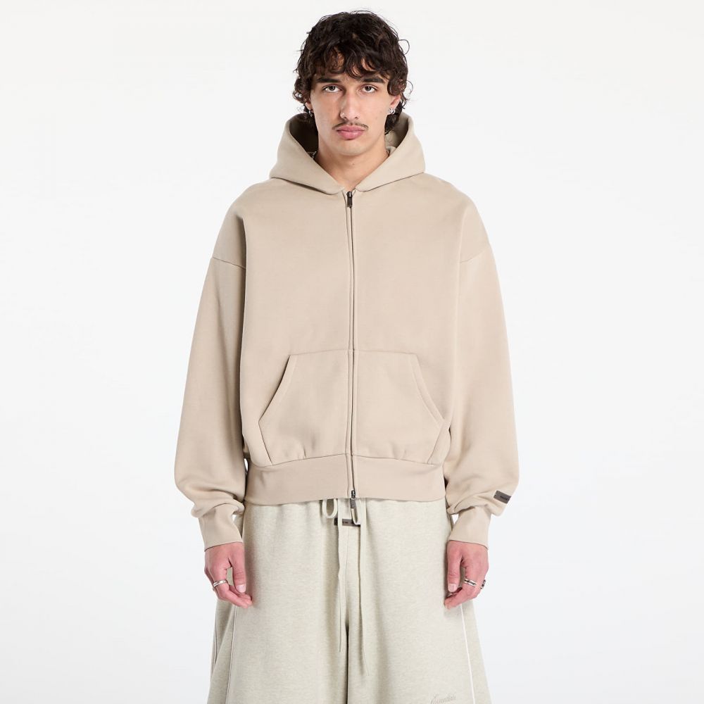 Mikina Fear of God Essentials Classic Full Zip Hoodie Timber L