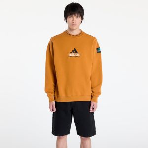 Mikina adidas EQT Wash Crewneck Sweatshirt Craft Ochre/ White L