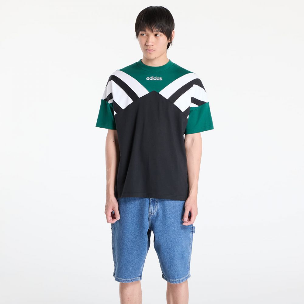 Tričko adidas Archive Cutline T-Shirt Black/ Collegiate Green L