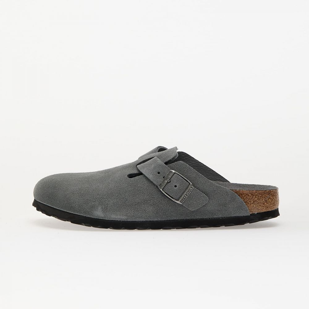 Tenisky Birkenstock Boston Soft Footbed Suede Leather Basalt Gray Tonal Fb EUR 36