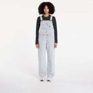 Kalhoty Carhartt WIP W' Bib Overall Straight Black Chalk Wash L