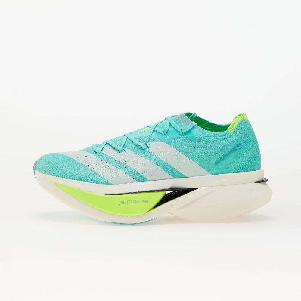 Tenisky adidas Adizero Prime X3 STRUNG Running Flash Aqua/ Zero Met./ Lucid Lemon EUR 44